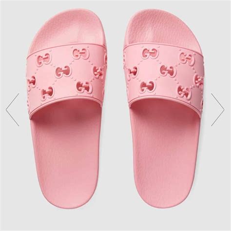 pink gucci flops